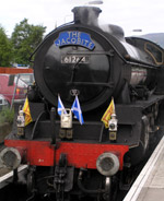 The Jacobite steamtrain in Fort William, Scotland