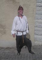 Mr Lifecruiser in the simple medieval clothes