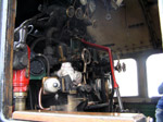 The steeringwheels for the Jacobite steamtrain